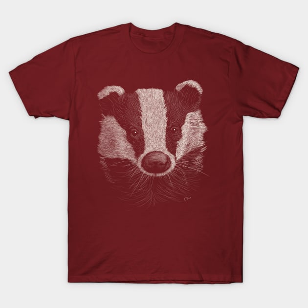 European Badger T-Shirt by Walking in Nature